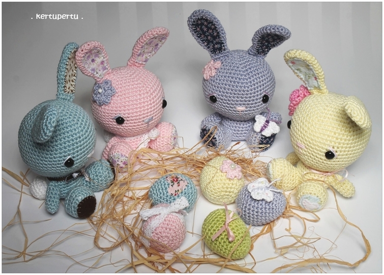 Ostereier Häkelanleitung