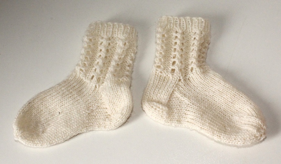 Strickanleitung Babysocken, Babysöckchen, Sohlenlänge 11 cm