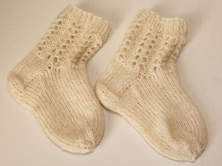 Strickanleitung Babysocken, Babysöckchen, Sohlenlänge 11 cm