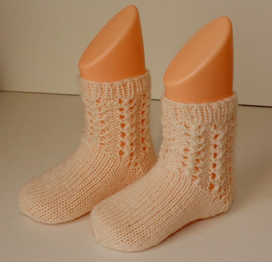 Strickanleitung Babysocken, Babysöckchen, Sohlenlänge 11 cm