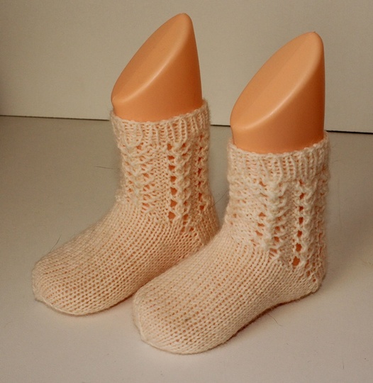 Strickanleitung Babysocken, Babysöckchen, Sohlenlänge 11 cm