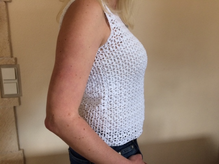 luftiges Häkeltop Gr 34/36; 38/40 und 42/44