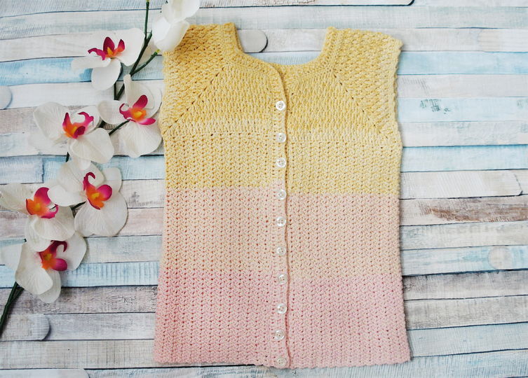 Häkelanleitung Weste/ Kurzarmjacke für Kinder (alle Größen)
