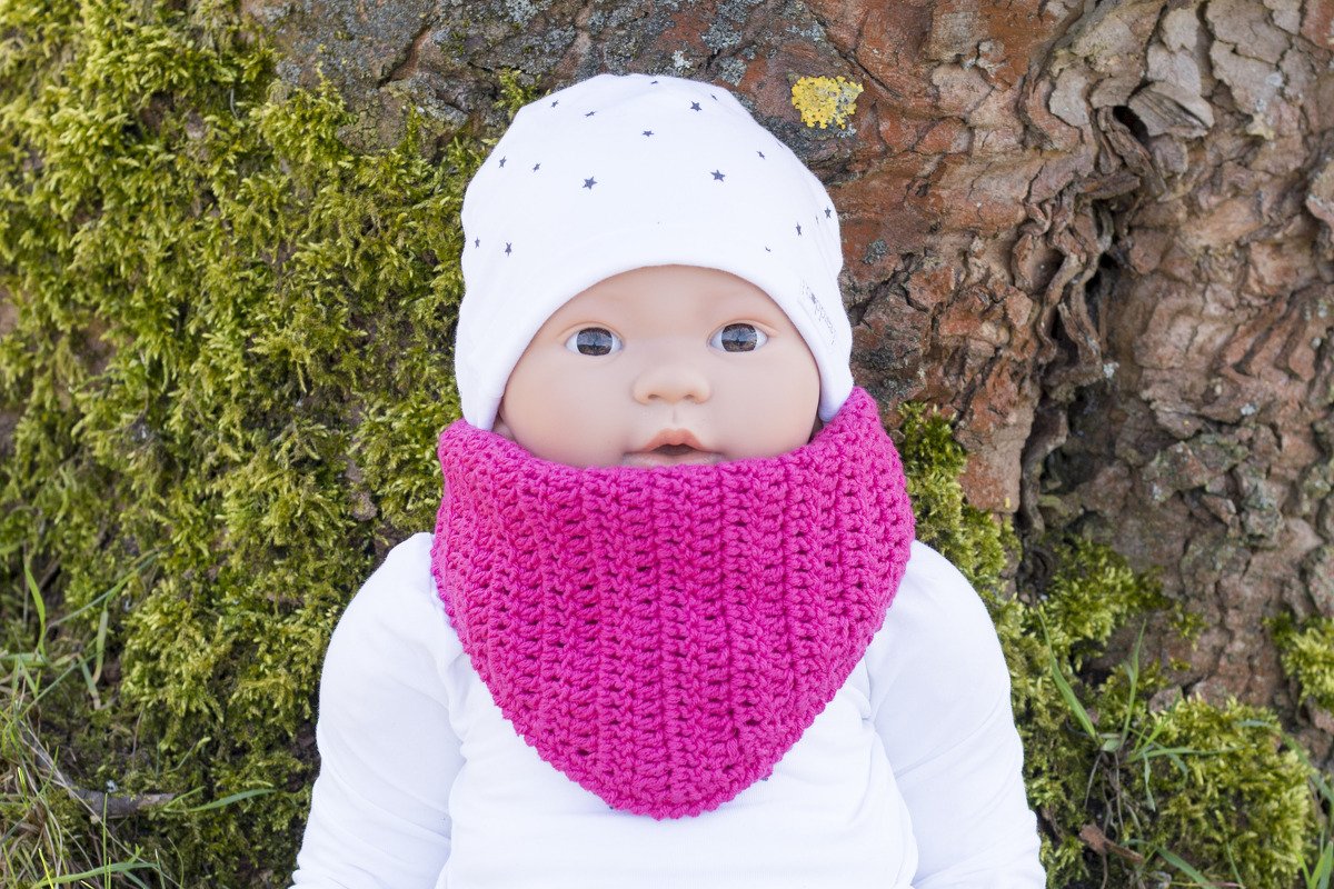 Häkelanleitung Basic Halstuch für Babys und Kinder - Bild 9