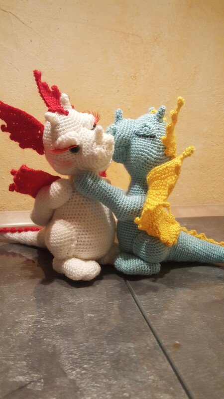 Häkelanleitung Drachenpärchen "First Love" ♥♥♥ - Bild 3