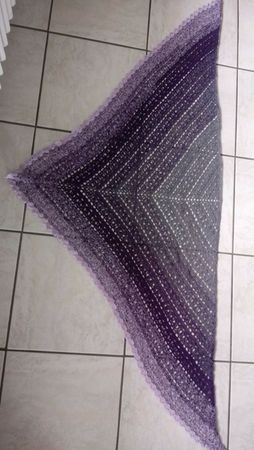 Crochet pattern: Shawl "Calluna" - super breezy and frisky