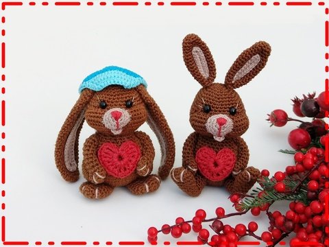 Häkelanleitung Glücksbringer Hase "kleiner Hoppel"