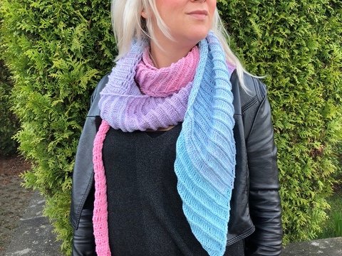 Häkelanleitung Tuch "Frühlingserwachen"