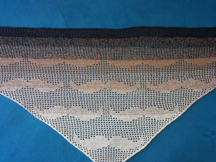 "Sexy Mustache" Shawl