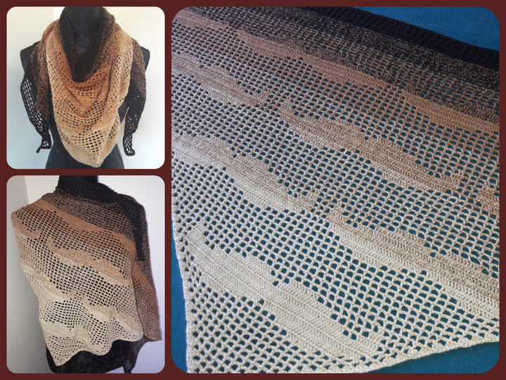 "Sexy Mustache" Shawl