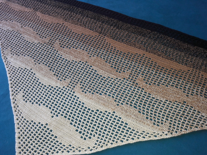 "Sexy Mustache" Shawl