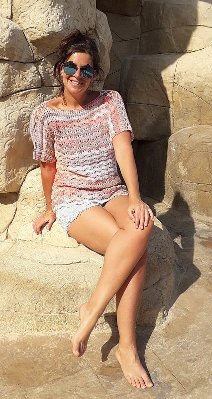 Häkelshirt SOFT WAVE (Gr. S/M, L/XL)