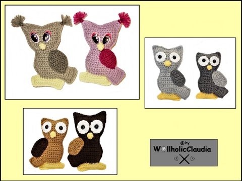 Häkelanleitung für den "Uhu namens Pladdex"