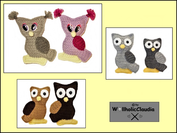 Häkelanleitung für den "Uhu namens Pladdex"