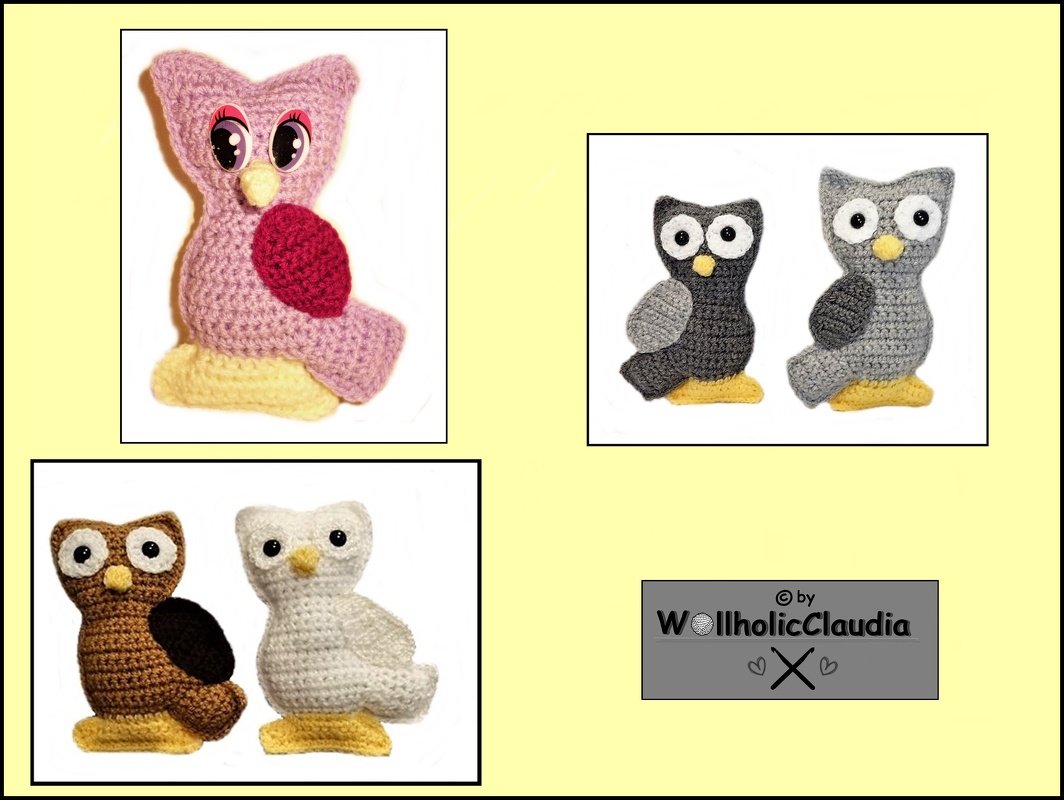 Häkelanleitung für den "Uhu namens Pladdex"