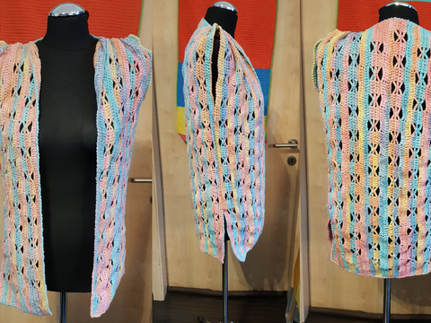 Anleitung Frühlings Cardigan Größe 36 - 44