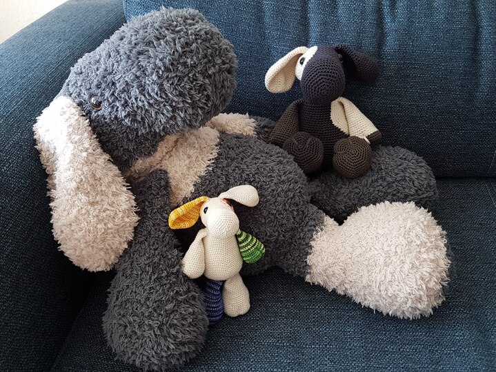 Eddy der Hund - Häkelhund