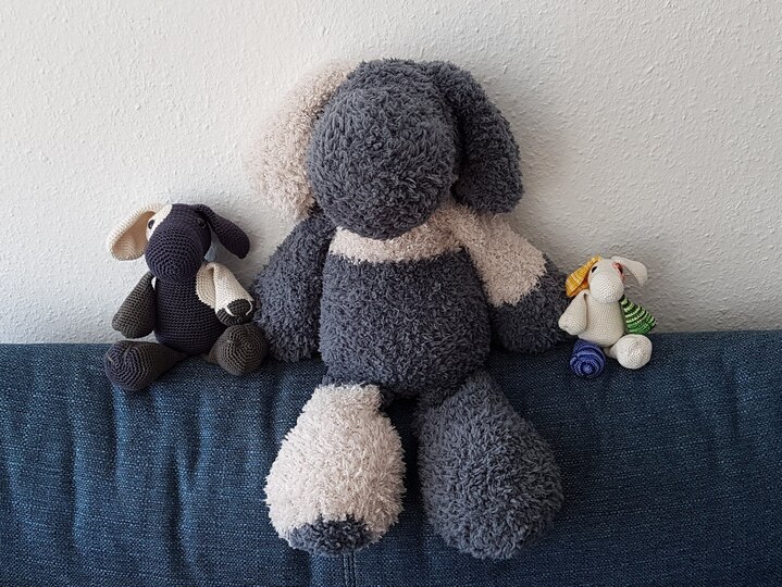 Eddy der Hund - Häkelhund