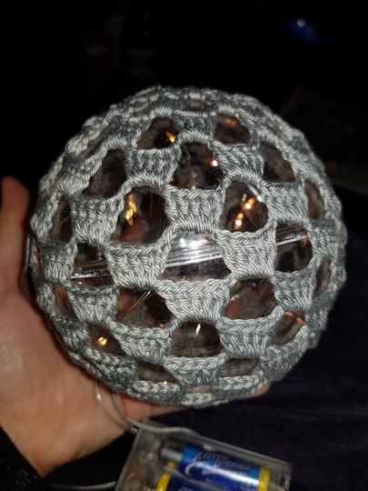 Acrylkugel 12 cm umhäkeln