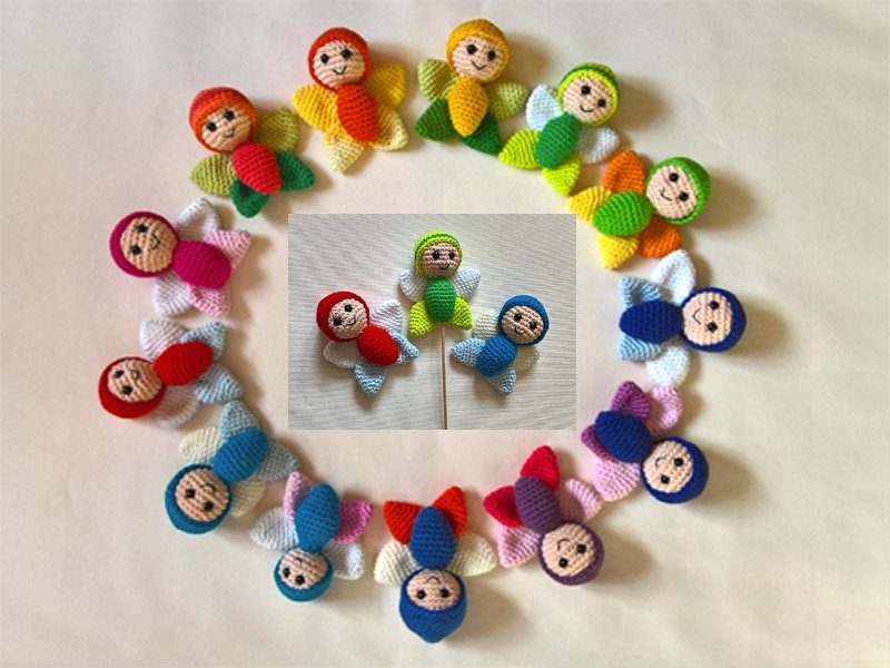 Häkelanleitung Dekofigürchen Schmetterling