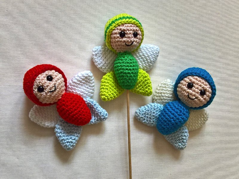 Häkelanleitung Dekofigürchen Schmetterling - Bild 2