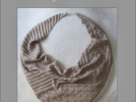 Tuch "Alabaster" gestrickt