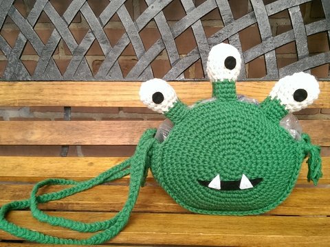 Häkelanleitung Monstertasche, Tiertasche, Kindertasche