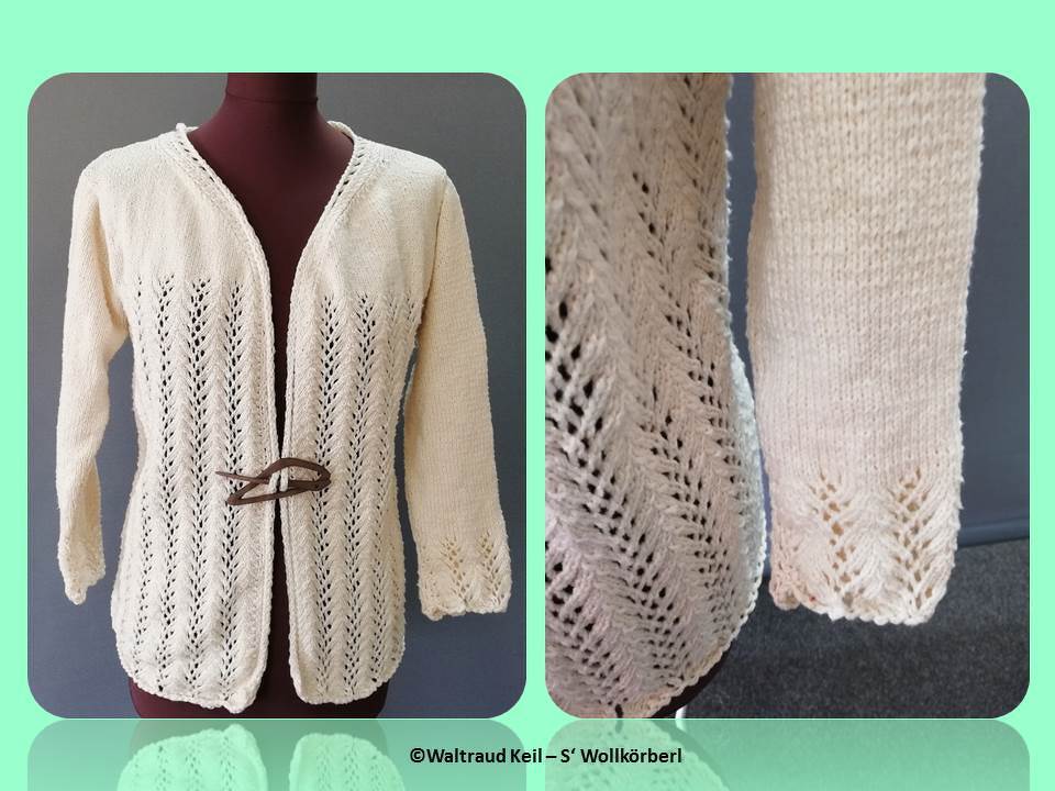 Strickanleitung Jacke/Cardigan  SILK BLEND - Bild 2