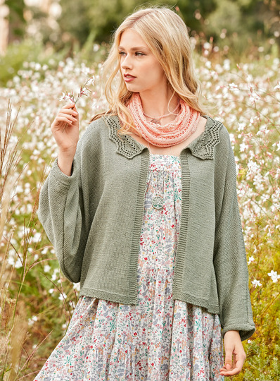 Strickjacke und Schal Orima