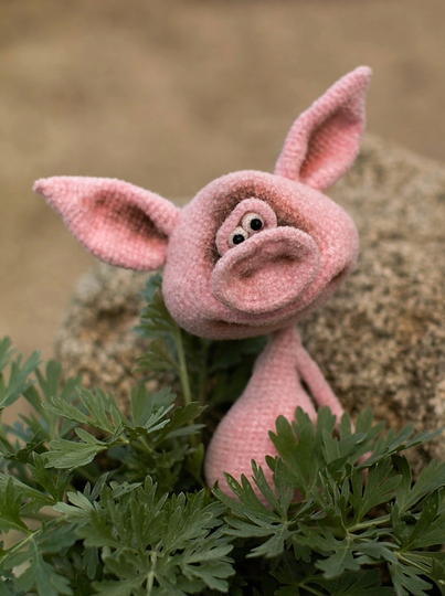193 Crochet Pattern - Fima the pig - Amigurumi toy PDF file by Pertseva