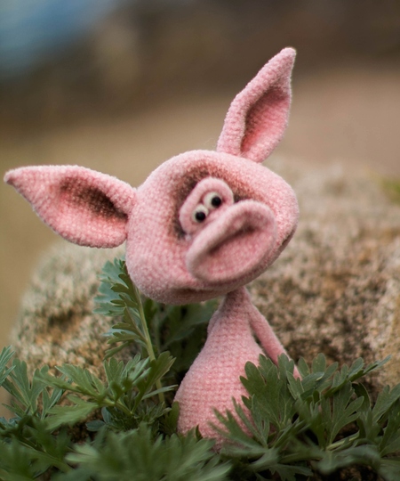 193 Crochet Pattern - Fima the pig - Amigurumi toy PDF file by Pertseva