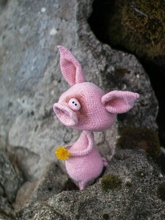193 Crochet Pattern - Fima the pig - Amigurumi toy PDF file by Pertseva