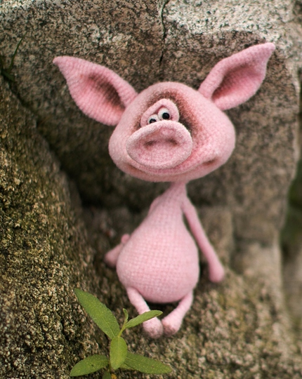 193 Crochet Pattern - Fima the pig - Amigurumi toy PDF file by Pertseva