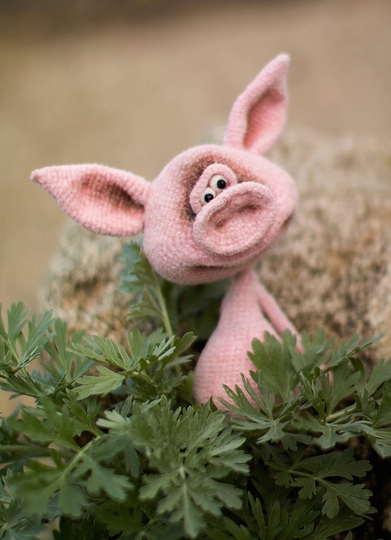 193 Crochet Pattern - Fima the pig - Amigurumi toy PDF file by Pertseva