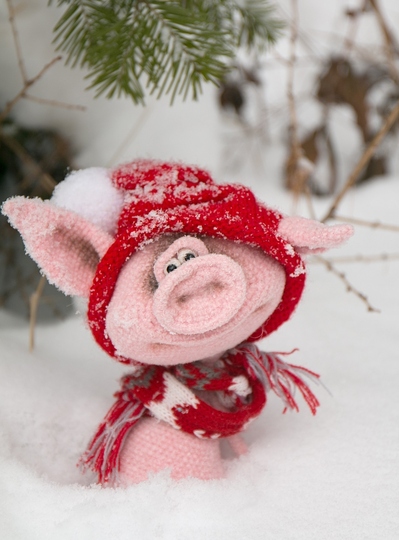 193 Crochet Pattern - Fima the pig - Amigurumi toy PDF file by Pertseva
