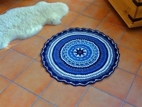 Mandala- Teppich