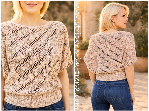 Crochet Pattern for Sweater in All Sizes | HELIX #1 Sideways Crochet