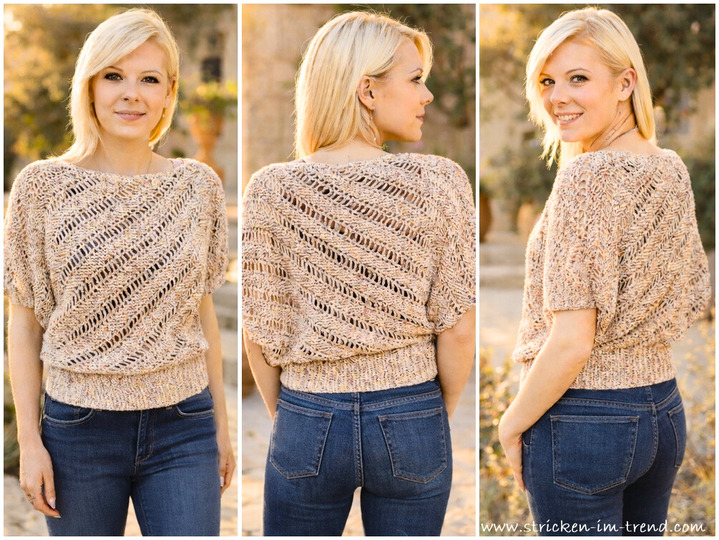 Crochet Pattern for Sweater in All Sizes | HELIX #1 Sideways Crochet