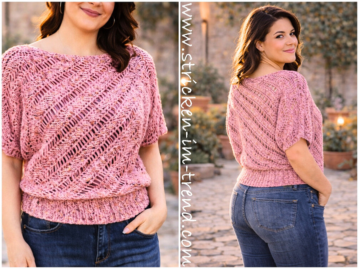 Crochet Pattern for Sweater in All Sizes | HELIX #1 Sideways Crochet