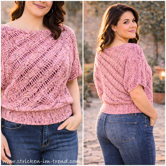 Crochet Pattern for Sweater in All Sizes | HELIX #1 Sideways Crochet