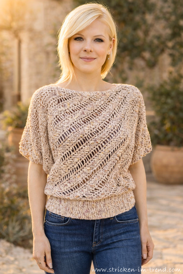 Crochet Pattern for Sweater in All Sizes | HELIX #1 Sideways Crochet
