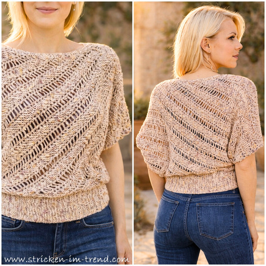 Crochet Pattern for Sweater in All Sizes | HELIX #1 Sideways Crochet