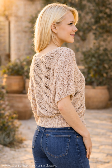Crochet Pattern for Sweater in All Sizes | HELIX #1 Sideways Crochet