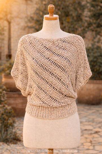 Crochet Pattern for Sweater in All Sizes | HELIX #1 Sideways Crochet