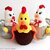 131 Knitting Pattern - Hen and Rooster - Amigurumi PDF file by Zabelina CP