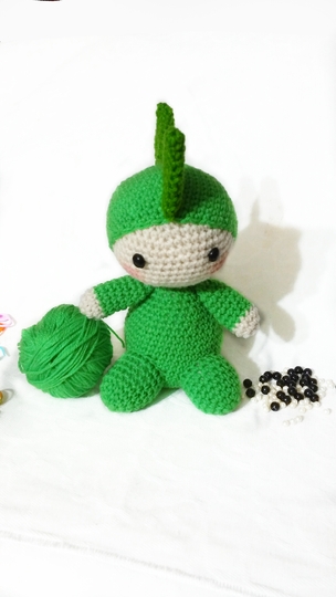 Häkelanleitung von Billy, dem Drachen PDF english-deutsch