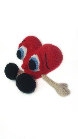 Häkelanleitung Zartes Herz PDF english-deutsch