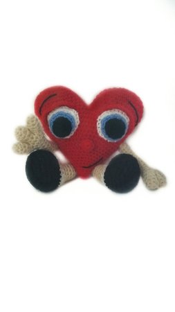 Crochet pattern of tender heart PDF english-deutsch