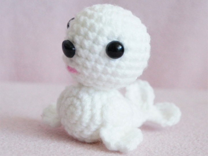 Kleine Robbe / Seehund häkeln, Häkelanleitung