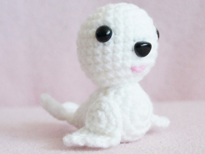 Kleine Robbe / Seehund häkeln, Häkelanleitung